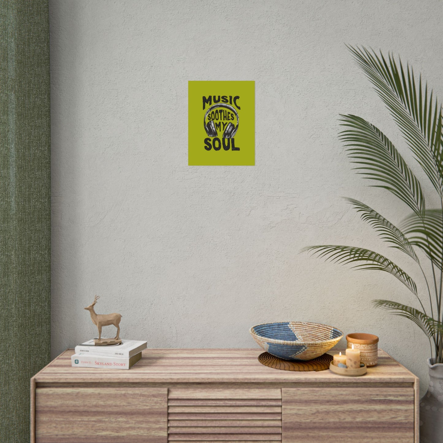 ‘Music soothes my soul’ | Wall Art