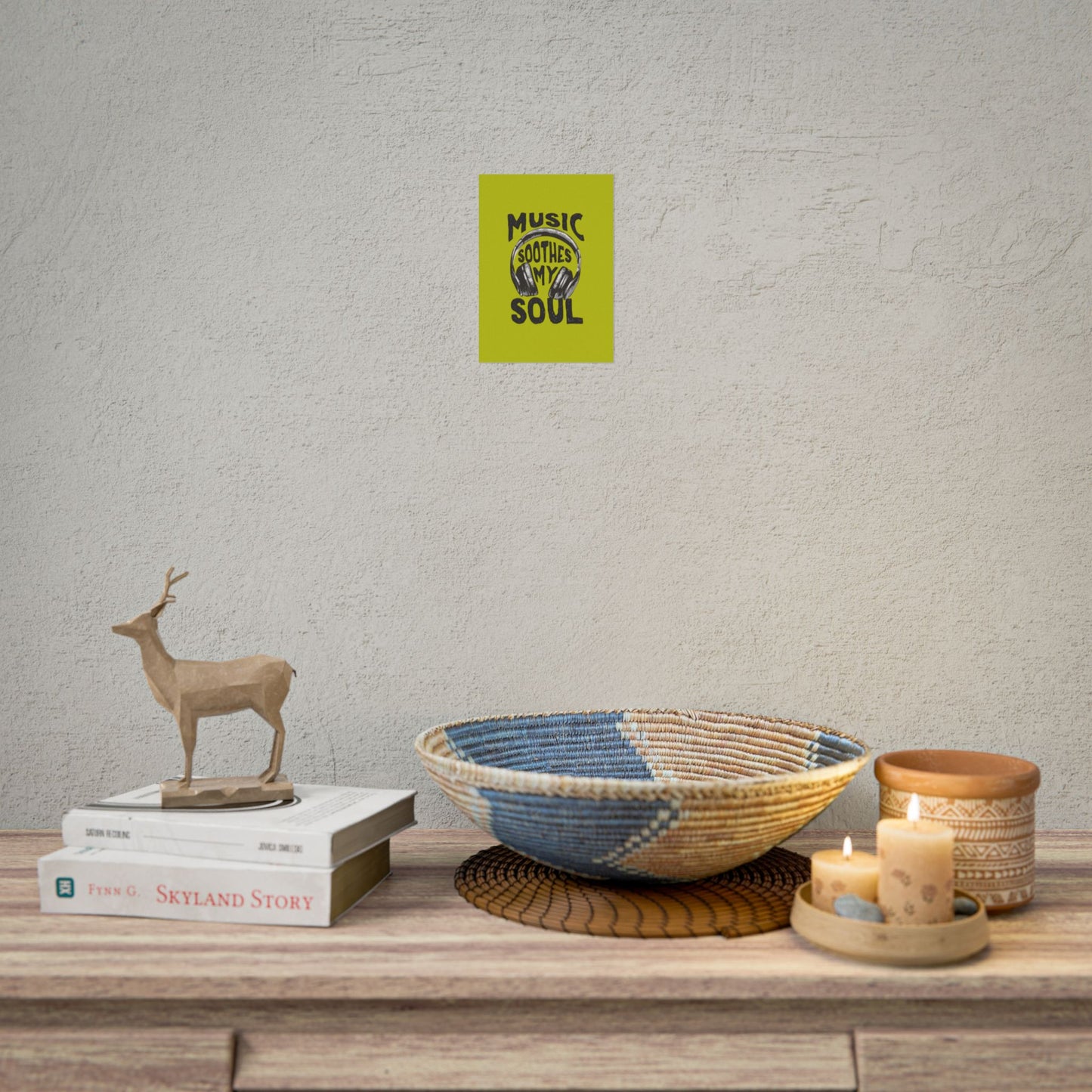 ‘Music soothes my soul’ | Wall Art