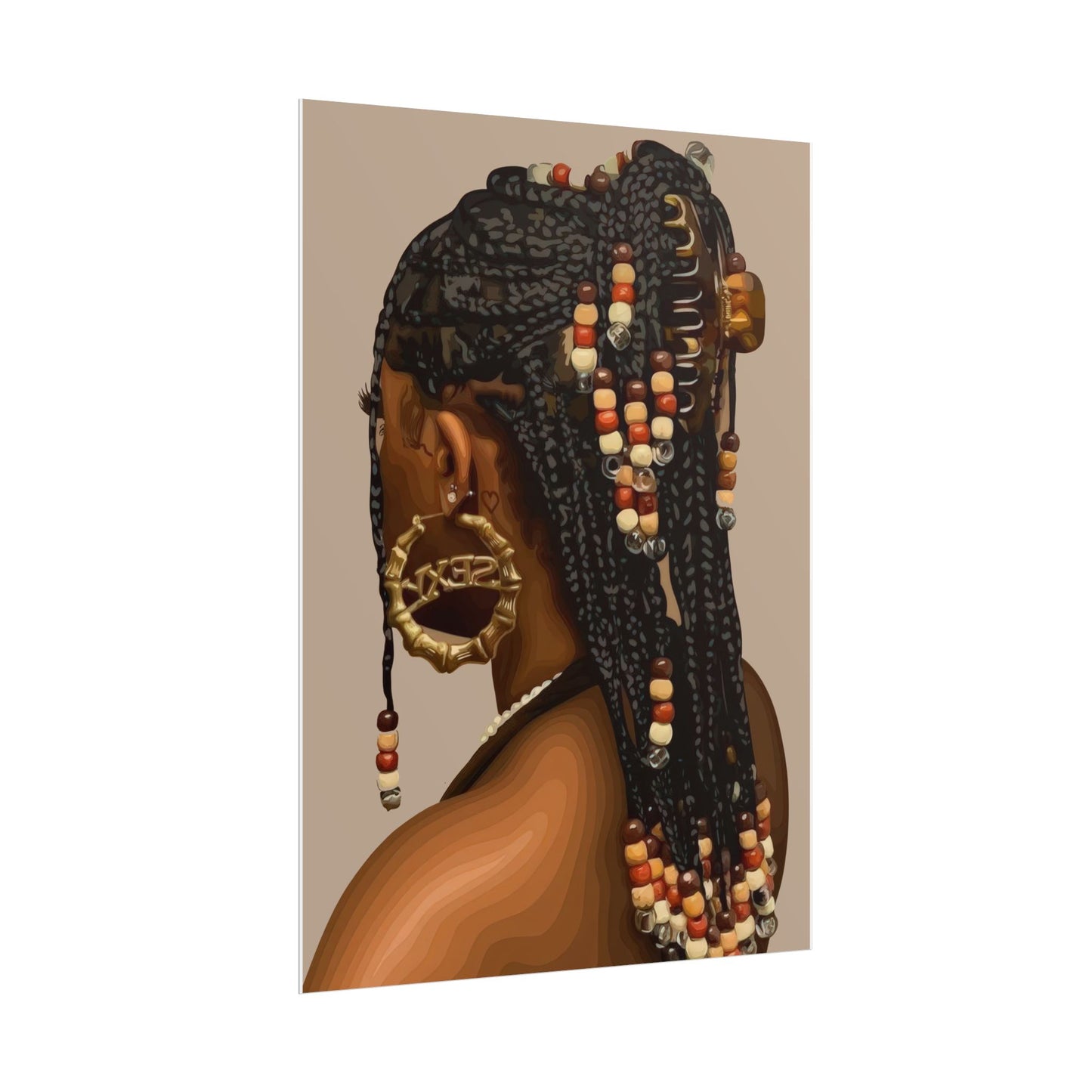 Braids & Beads | Wall Art