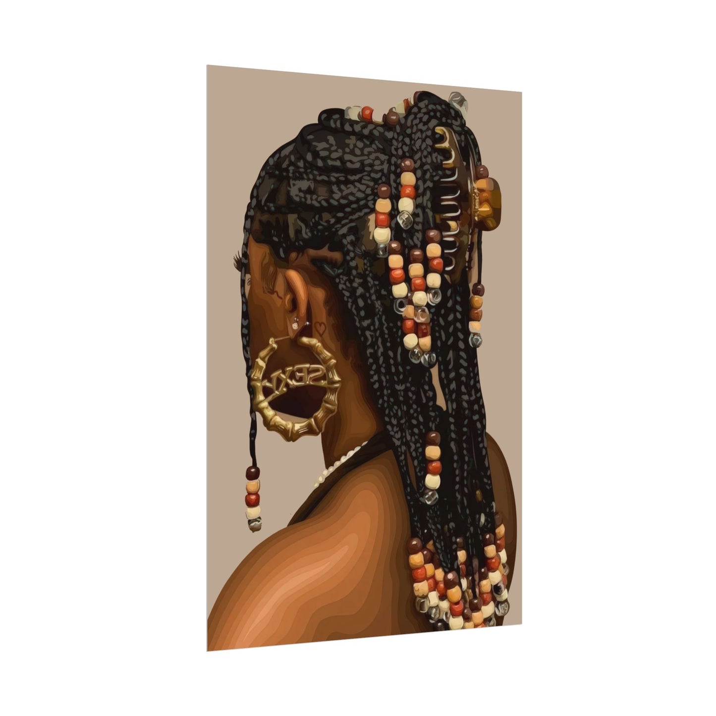 Braids & Beads | Wall Art