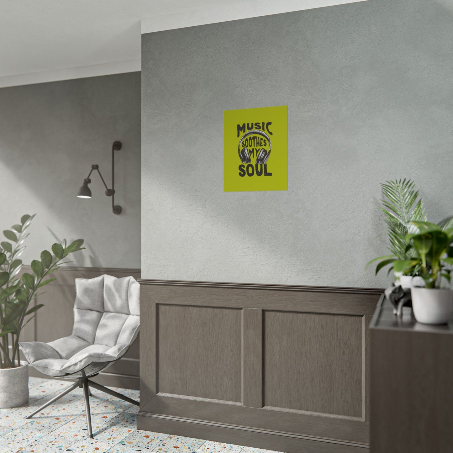 ‘Music soothes my soul’ | Wall Art