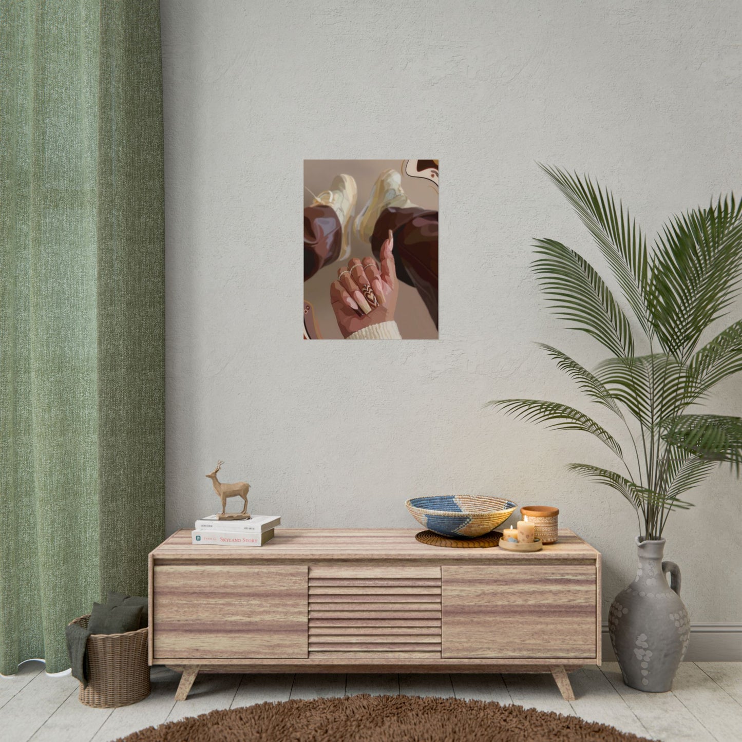 Aesthetic nails, neutrals | Wall Art
