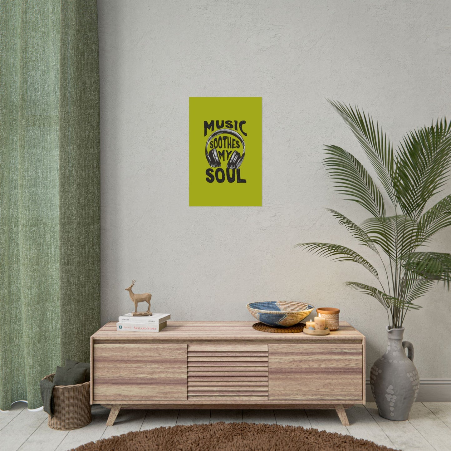 ‘Music soothes my soul’ | Wall Art