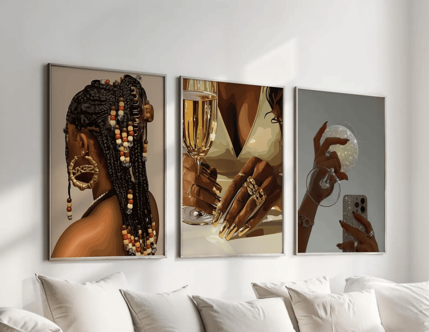 Braids & Beads | Wall Art