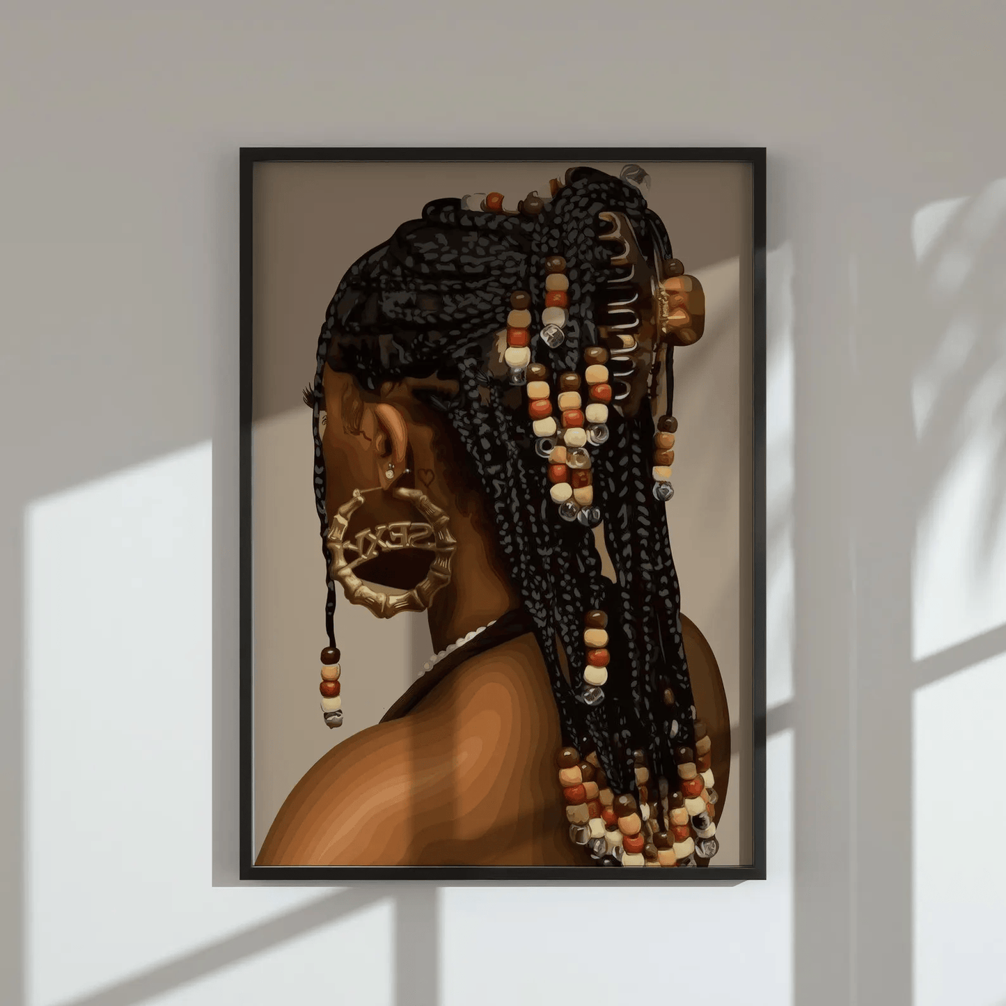 Braids & Beads | Wall Art