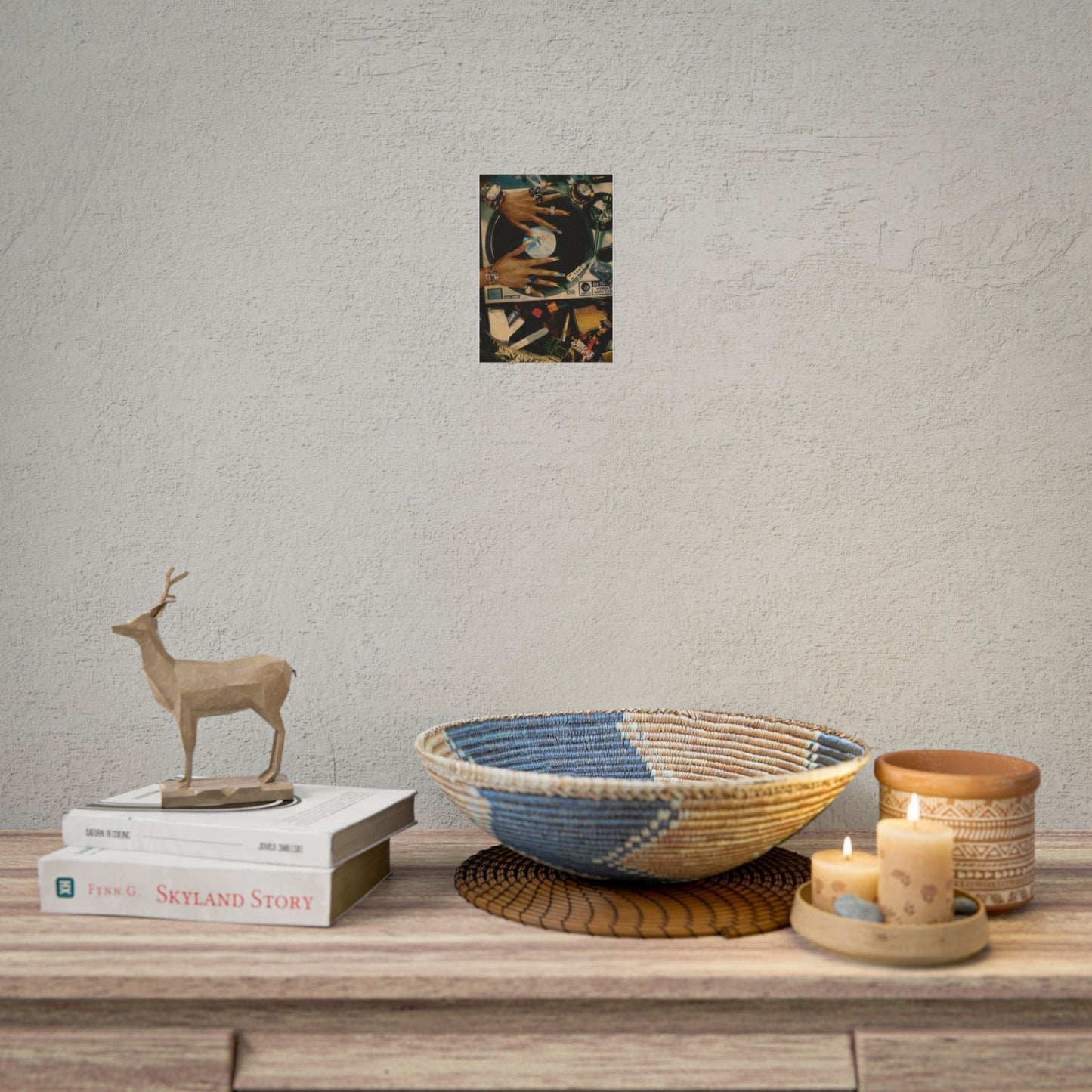 Aesthetic record player chaos | Wall Art