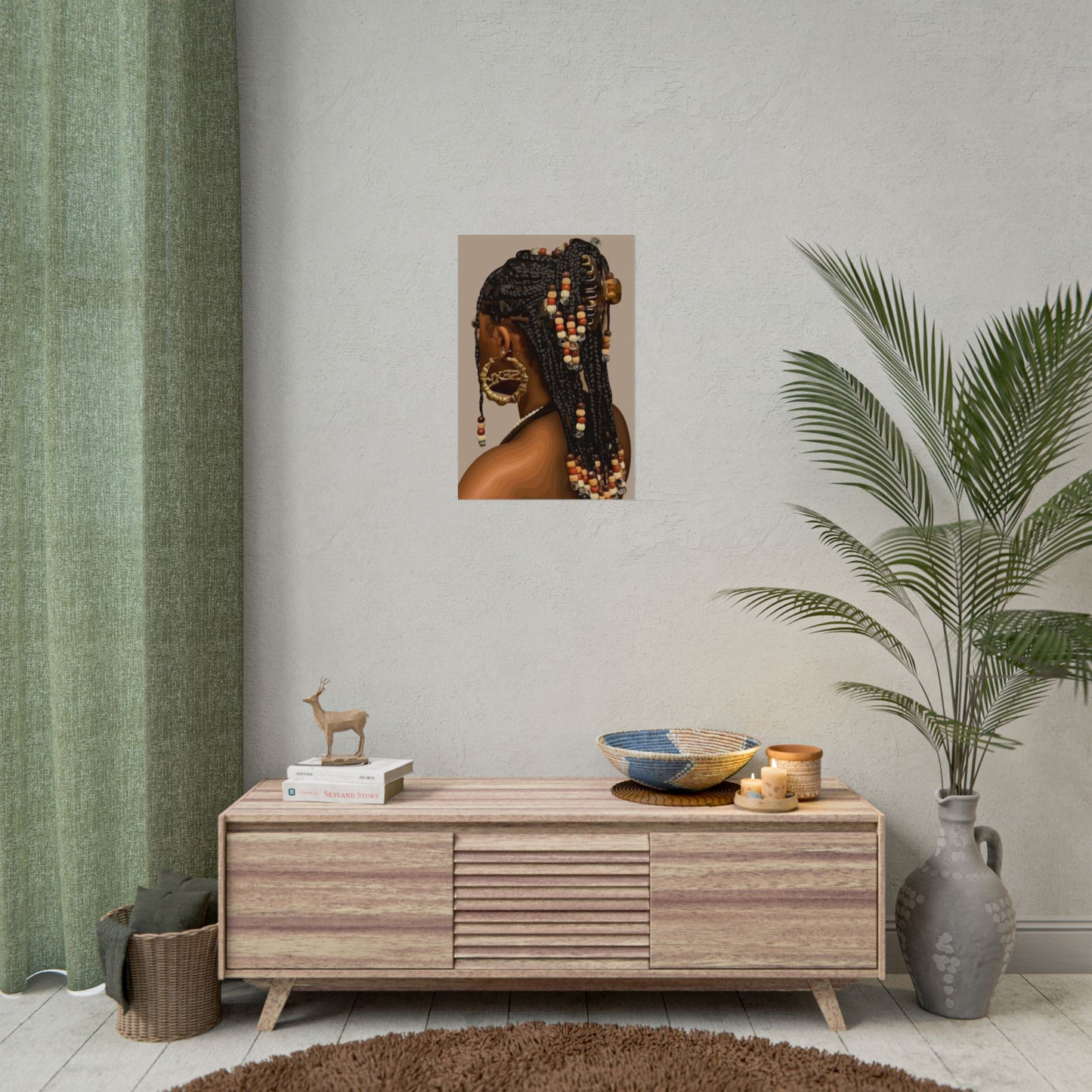 Braids & Beads | Wall Art