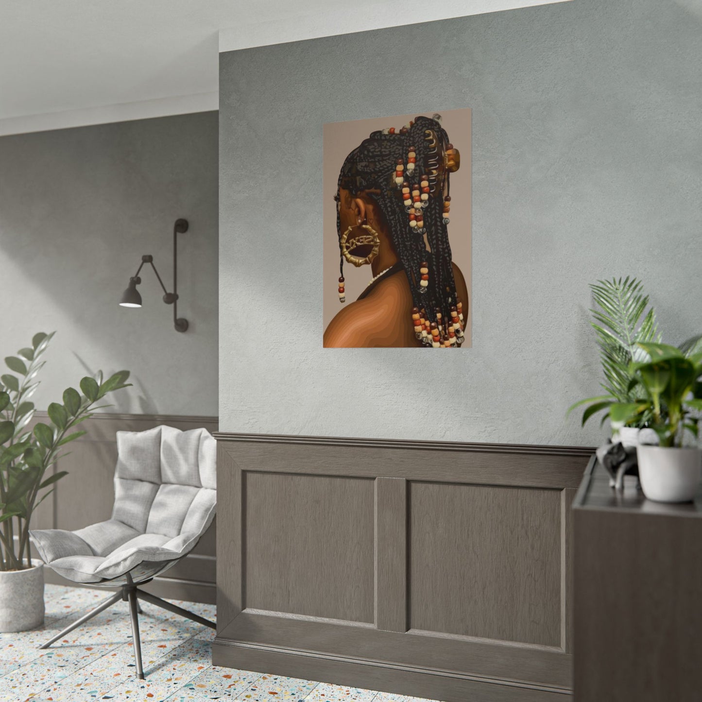 Braids & Beads | Wall Art