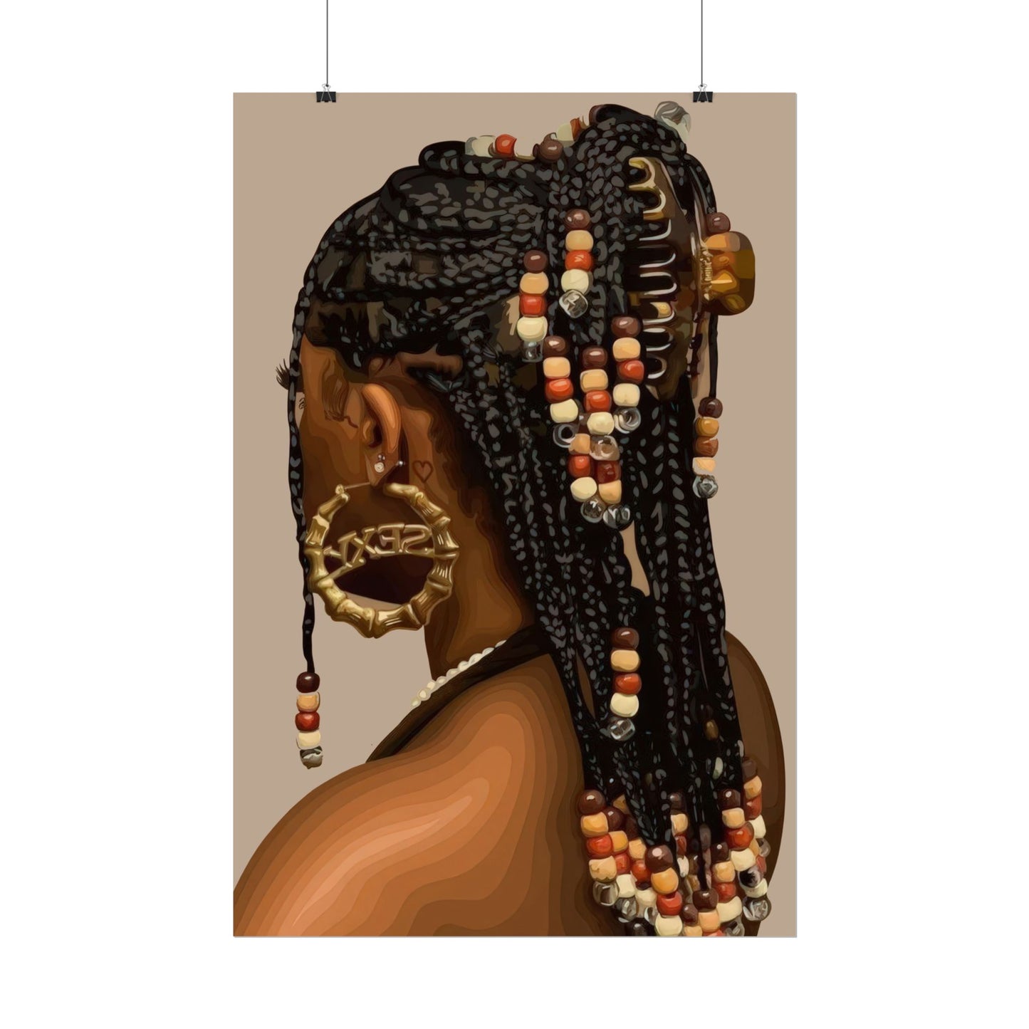 Braids & Beads | Wall Art