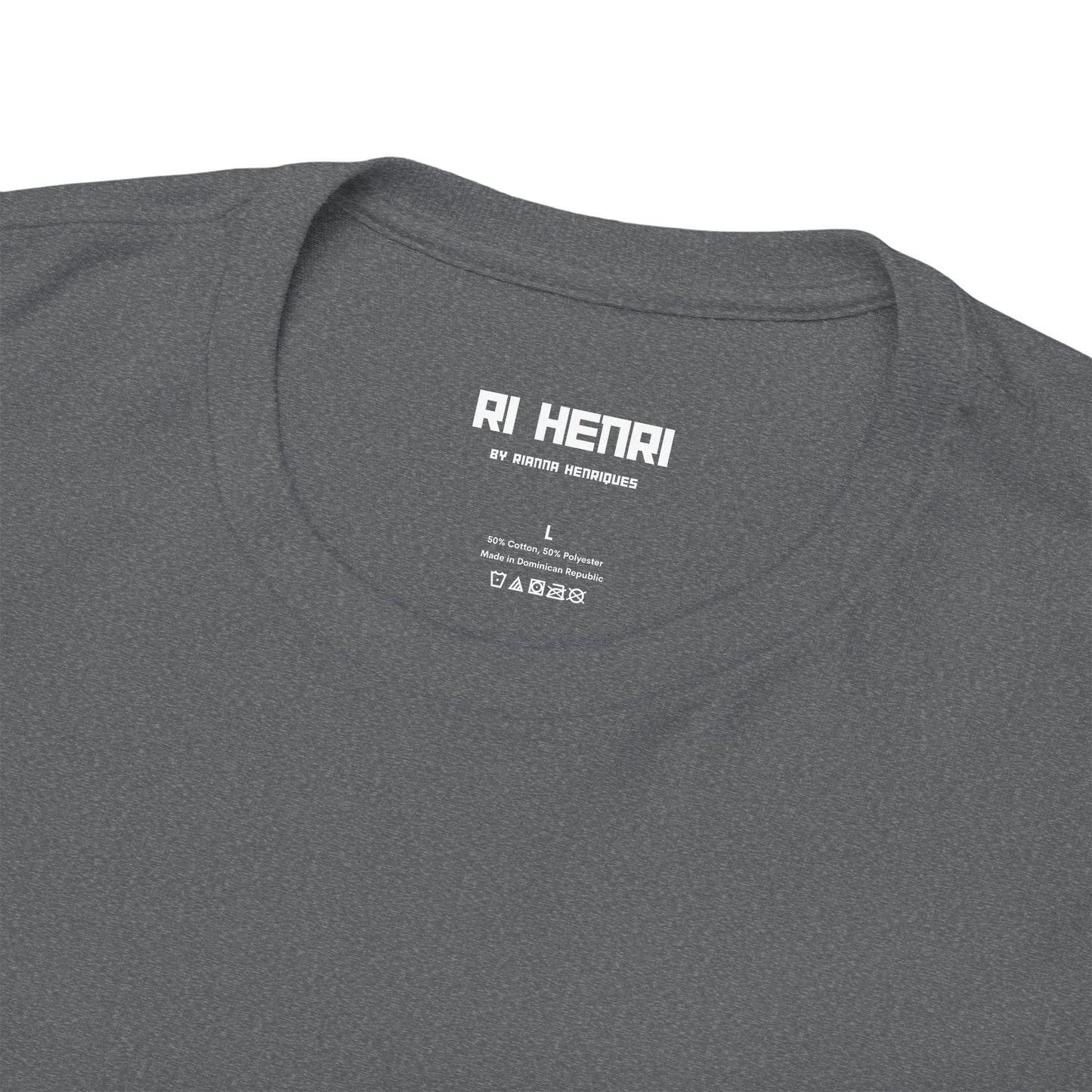 Unisex Heavy Cotton Tee - Lips cut-out design