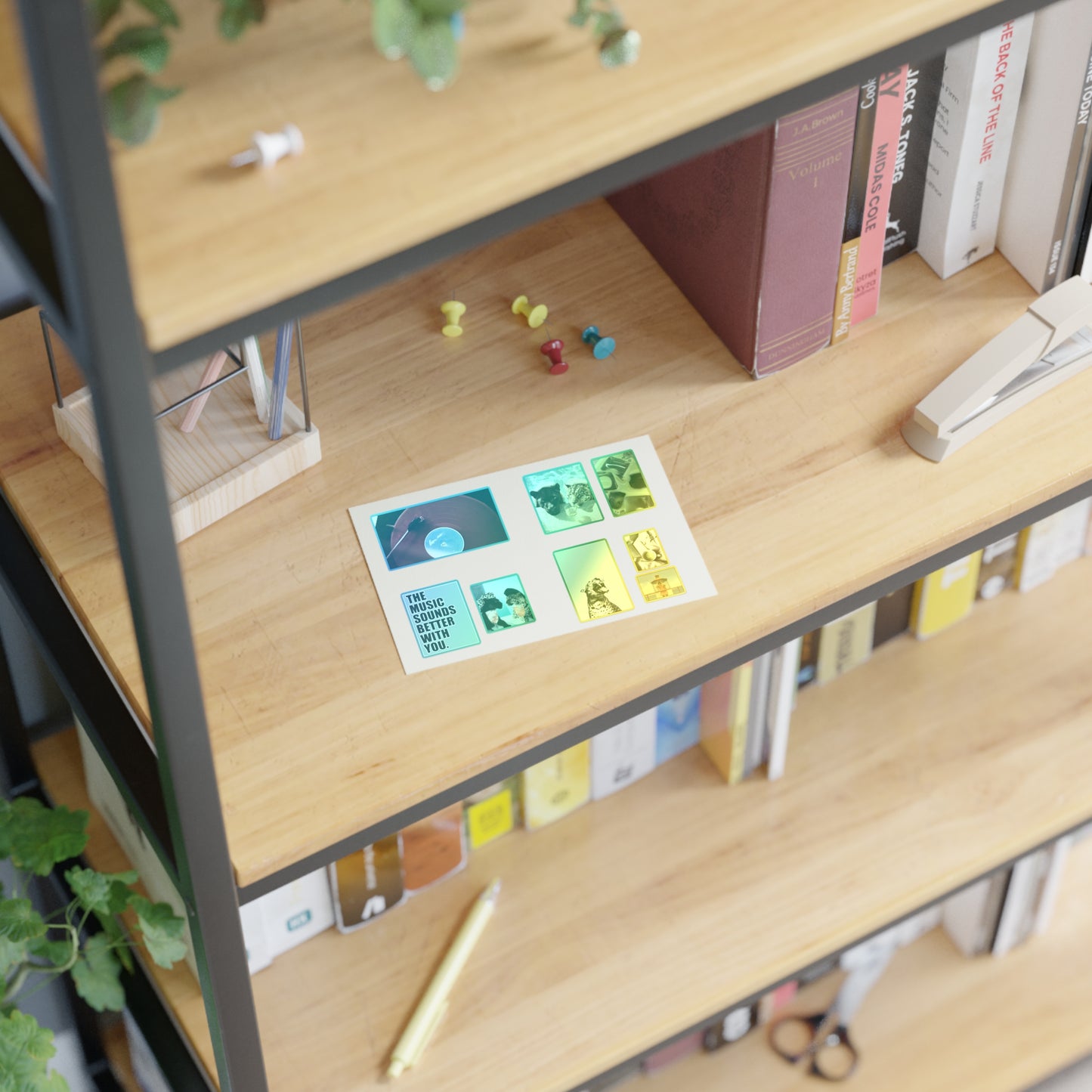 Trendy Sticker Sheets | matcha, wild cats, slogans, records