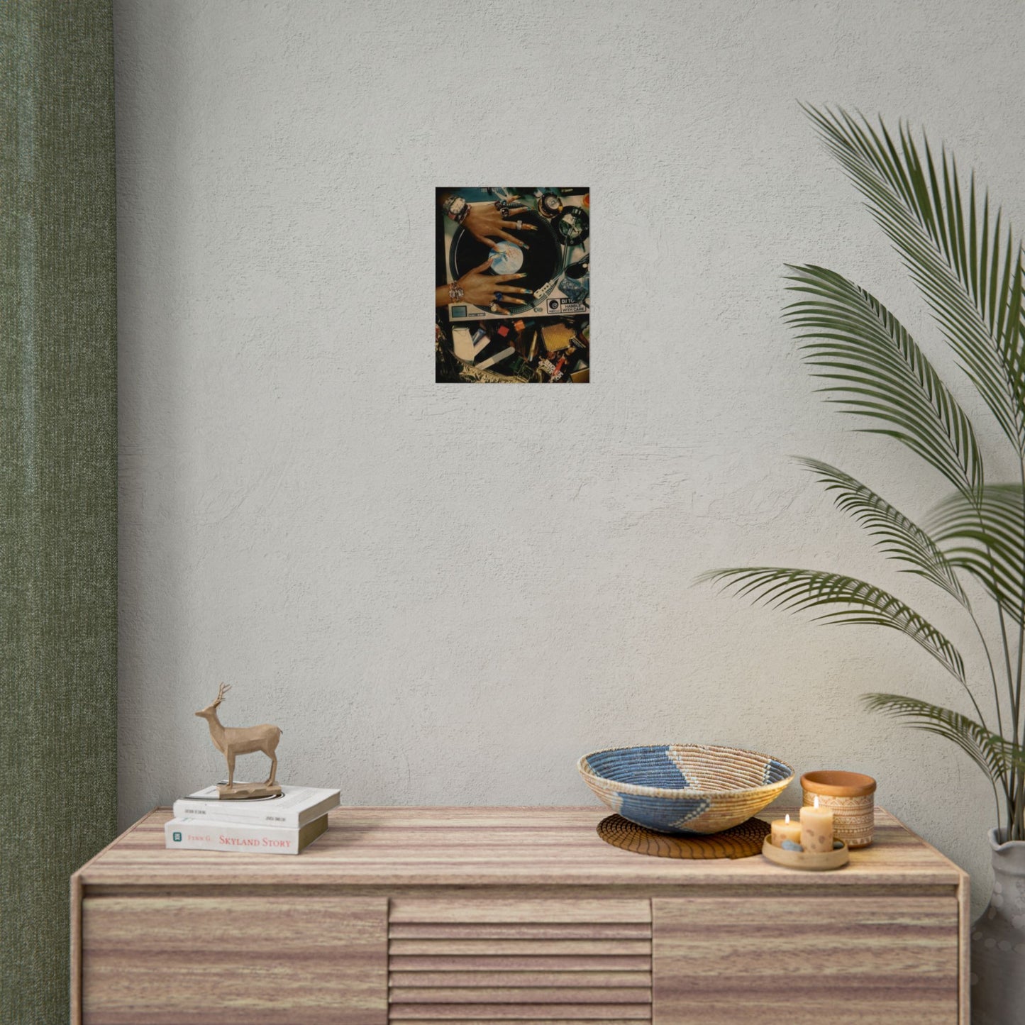 Aesthetic record player chaos | Wall Art