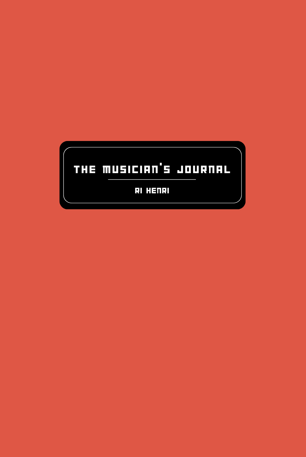The Musician’s Journal (PDF Download)