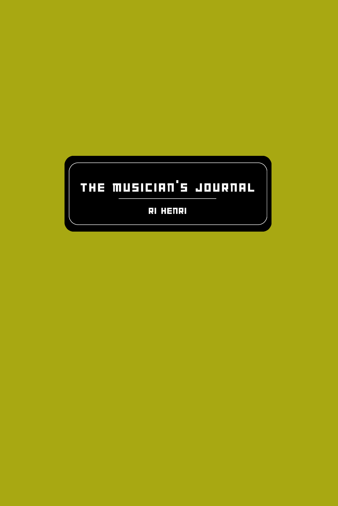 The Musician’s Journal (PDF Download)