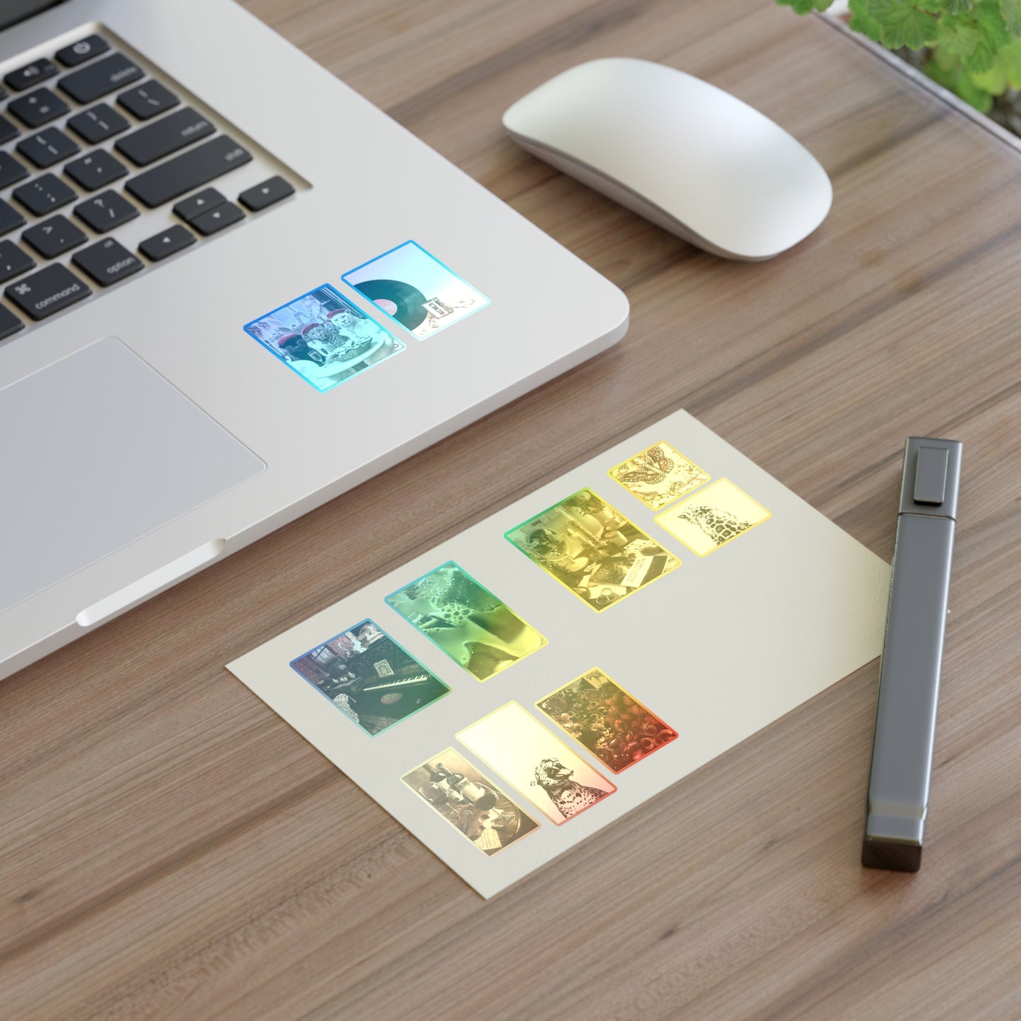 Stylish Sticker Sheets | vintage music decor, coffee, wild cats