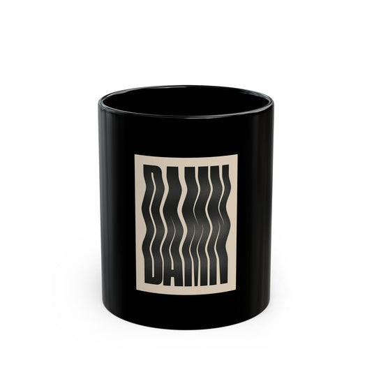 'DAMN' Black Coffee Mug - Slogan