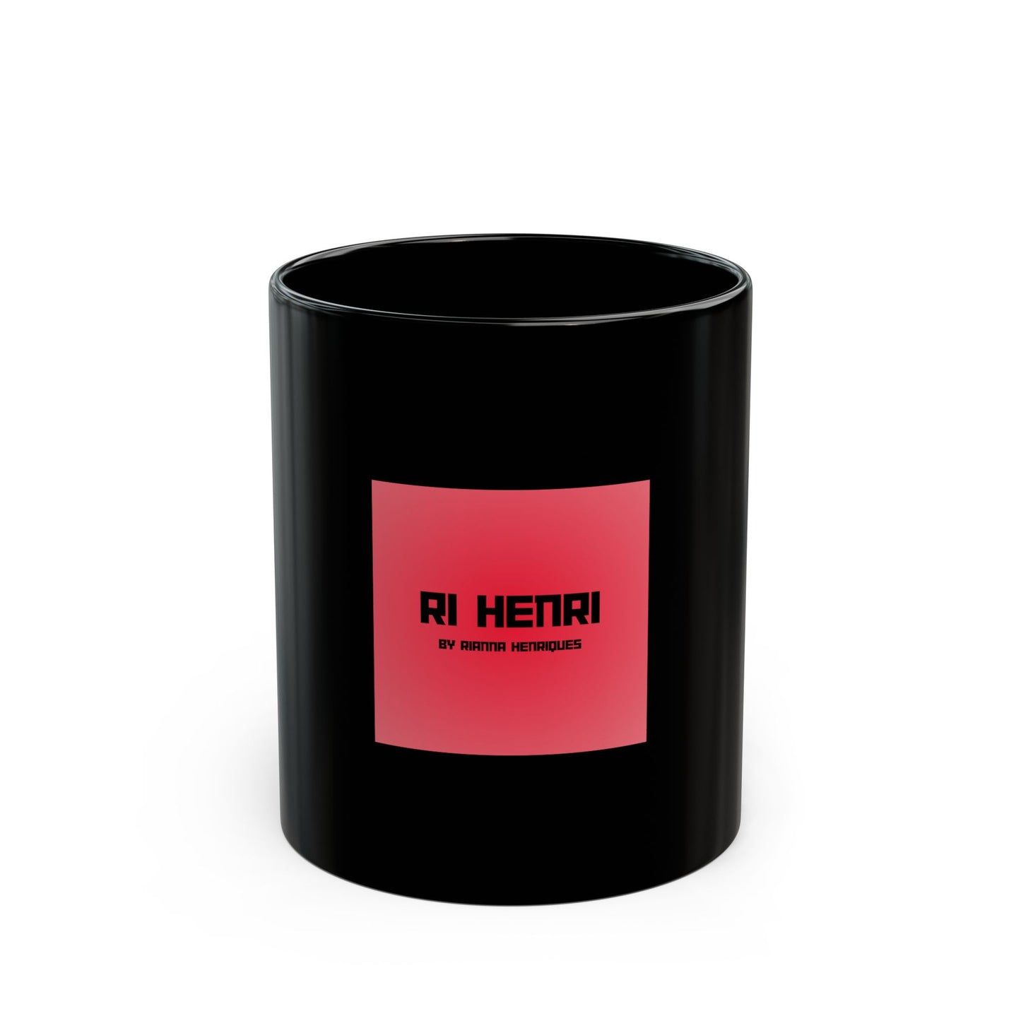 RI HENRI Black Coffee Mug - Merch. Range