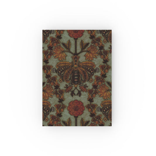 Elegant Vintage Floral Hard Backed Journal