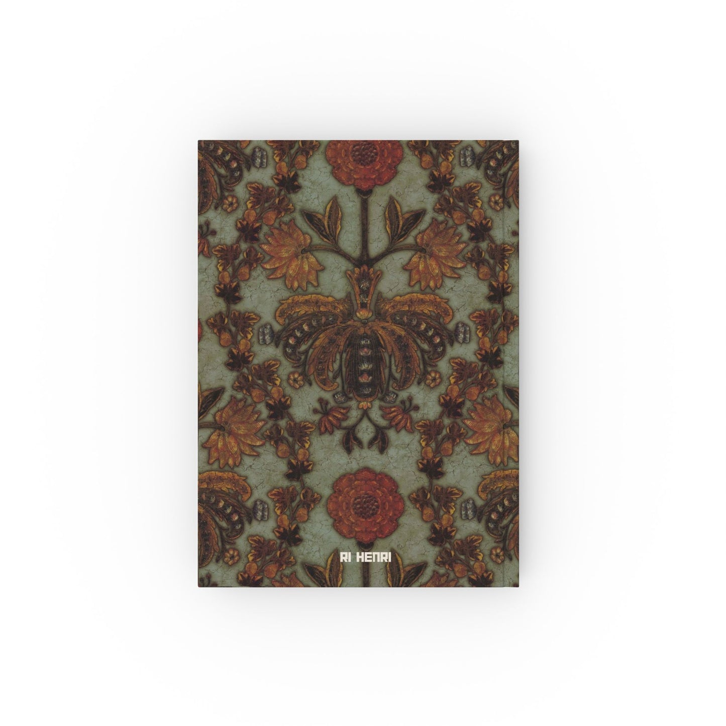 Elegant Vintage Floral Hard Backed Journal